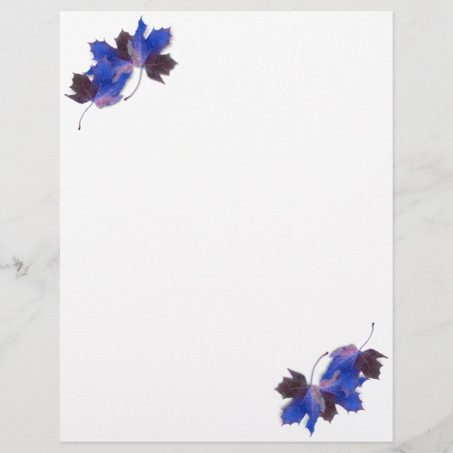 Blaue Herbstleaves (Vorderseite)