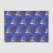 Blaue Herbstleaves Seidenpapier (Vorderseite)