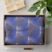 Blaue Herbstleaves Seidenpapier (Geschenk)
