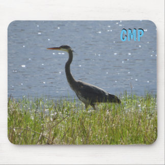 Blaue Herde im Feuchtteich-Mauspad Mousepad