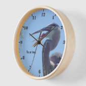 Blaue Herde mit offenem Mund Uhr (Winkel)