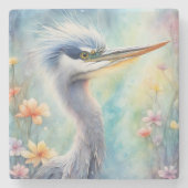 Blaue Herde (Rainbow Birds) 1 Steinuntersetzer (Vorderseite)