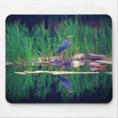 Blaue Herde Reflections Tierart Mousepad (Vorne)