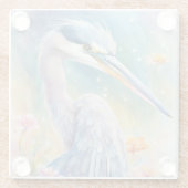 Blaue Herde von Rainbow Birds 2 Glasuntersetzer (Rückseite)