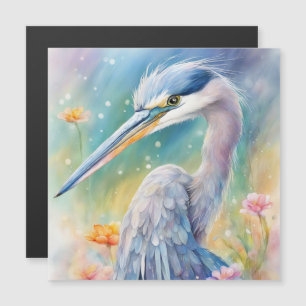 Blaue Herde von Rainbow Birds 2 Magnetkarte