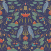 Blaue Heron-Teich-Wiederbelebung der Chic Marine Aufkleber (Vorderseite)