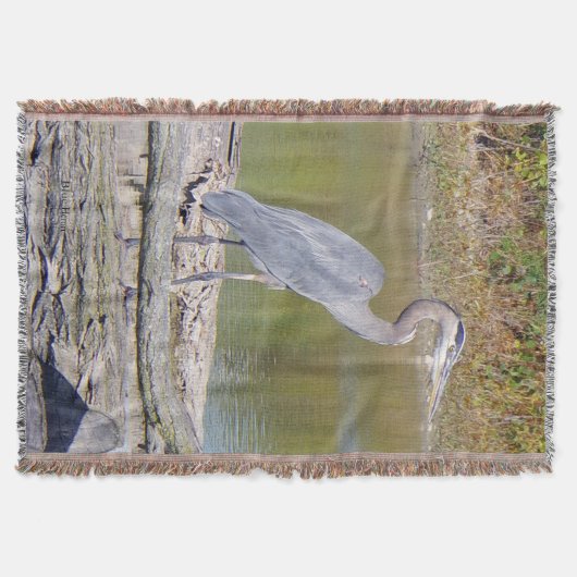 Blaue Herondecke Decke (Vorderseite)