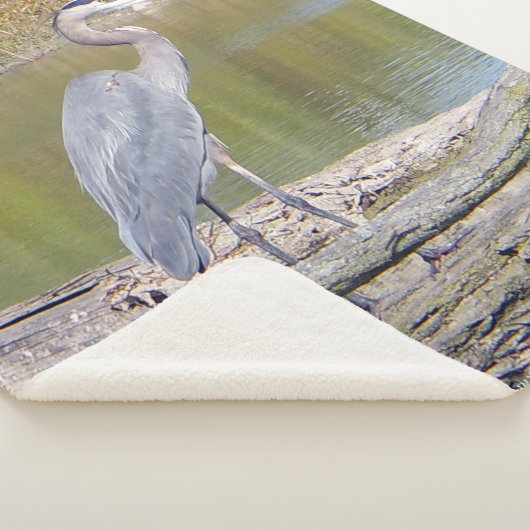 Blaue Herondecke Sherpadecke (3/4)