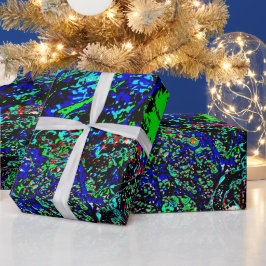 Blaue Herrlichkeitstextur Geschenkpapier,Blau hell Geschenkpapier