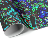 Blaue Herrlichkeitstextur Geschenkpapier,Blau hell Geschenkpapier (Rolleneckpunkt)