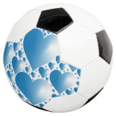 BLAUE HERZEN FUßBALL (Dreiviertel)