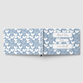 Blaue Herzen lieben Gästebuch (Voll)