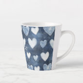 Blaue Herzen Milchtasse (Rechts)