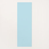 Blaue Herzen mit benutzerdefiniertem Text Yogamatte (Rückseite)