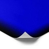 Blaue Herzen Poster (Ecke)