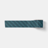 Blaue Herzen Satinband (Vorderseite)