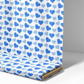 Blaue Herzen Stoff