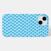Blaue Hibiskus-Blumen-Handyhülle Case-Mate iPhone Hülle (Rückseite (Horizontal))