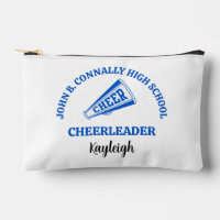 Blaue High School Cheerleader Personalisiert