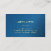 Blaue Hightech- Leiterplatte-Visitenkarte Visitenkarte (Rückseite)