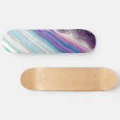 Blaue Himbeere abstrakte Skateboard (Horizontal)