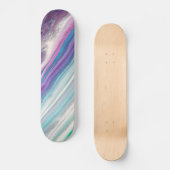 Blaue Himbeere abstrakte Skateboard (Vorderseite)