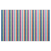 Blaue Himbeere Orangengelbe Streifen Muster Stoff (Yard (91,4 cm))