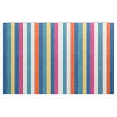 Blaue Himbeere Orangengelbe Streifen Muster Stoff (Fat Quarter (45,7 x 55,9 cm))