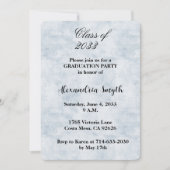 Blaue Himmel Abschluss Einladung (Vorderseite)