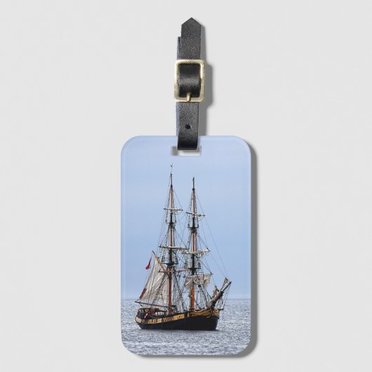 Blaue Himmel auf dem Wasserboot Gepäckanhänger (Vorderseite Vertikal)