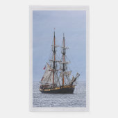 Blaue Himmel auf dem Wasserboot Serviette (Vorderseite)