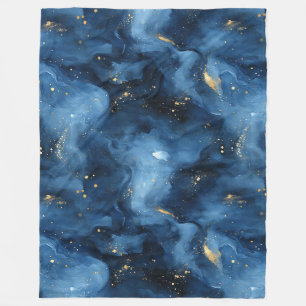Blaue Himmel Galaxie Fleecedecke
