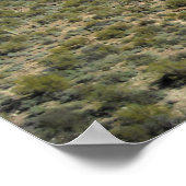 Blaue Himmel, Gebirge und Wasser Poster (Ecke)