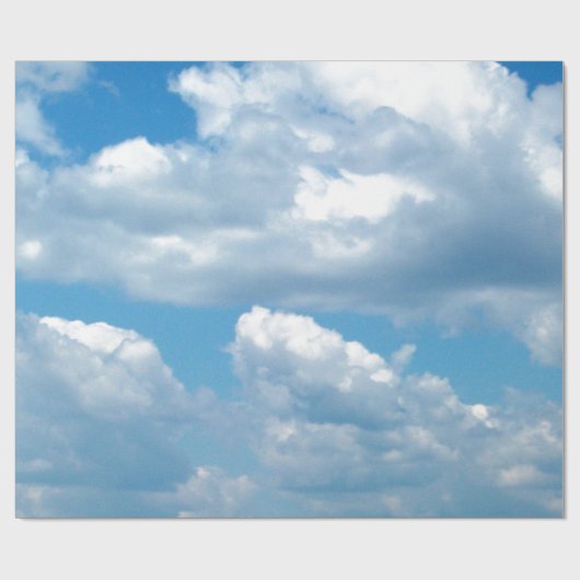 "Blaue Himmel" Geschenkpapier (Flach)