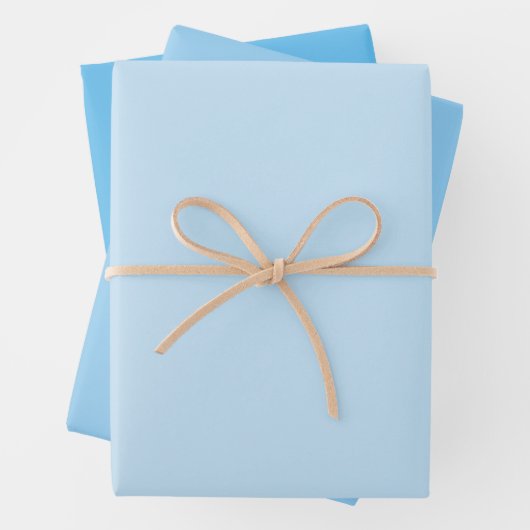 Blaue Himmel Geschenkpapier Set (Beispiel)