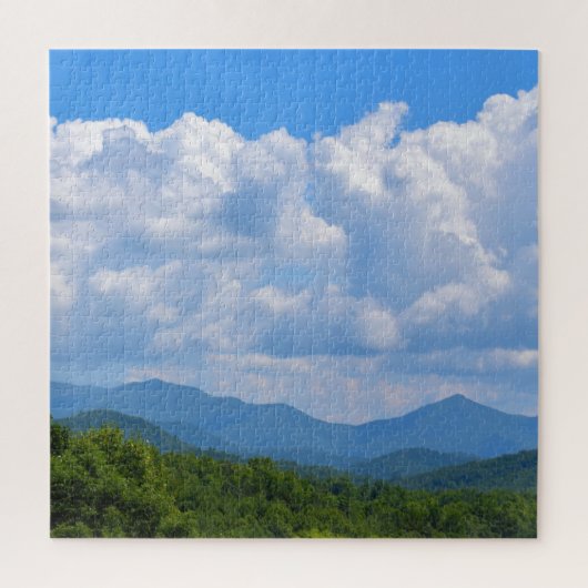 Blaue Himmel im Blauen Ridge-Gebirge - 20x20 Puzzle (Vertikal)