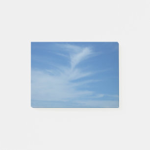 Blaue Himmel mit weißen Wolken Abstrakte Naturfoto Post-it Klebezettel