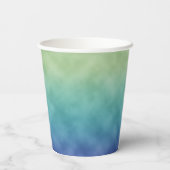 Blaue Himmel Pappbecher (Rückseite)