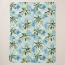 Blaue Himmel Tropische Insel Palmen Sherpadecke