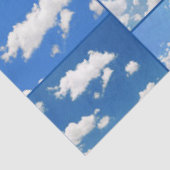 Blaue Himmel-u. Weiß-Wolken-Collage Seidenpapier (Ausschnitt)