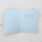 Blaue Himmel und freundliche Karte (Innenseite)