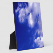Blaue Himmel und weiße Wolken Fotoplatte (Seite)