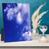 Blaue Himmel und weiße Wolken Fotoplatte (Seite)