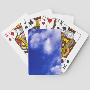Blaue Himmel und weiße Wolken Spielkarten