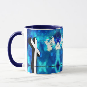 Blaue Himmelfahrt Keramik Tile Tasse