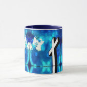 Blaue Himmelfahrt Keramik Tile Tasse (Zentrum)