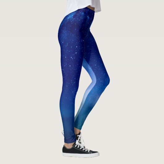 Blaue Himmels-Gewohnheits-Leggings Leggings (Rechts)