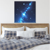 Blaue Himmelsgalaxie Leinwanddruck (Insitu (Schlafzimmer))