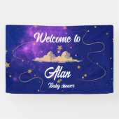 Blaue Himmelsträumsterne Banner (Horizontal)