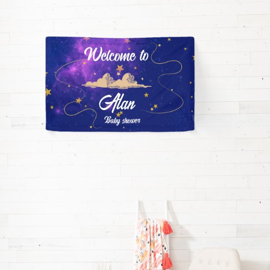 Blaue Himmelsträumsterne Banner (InSitu)